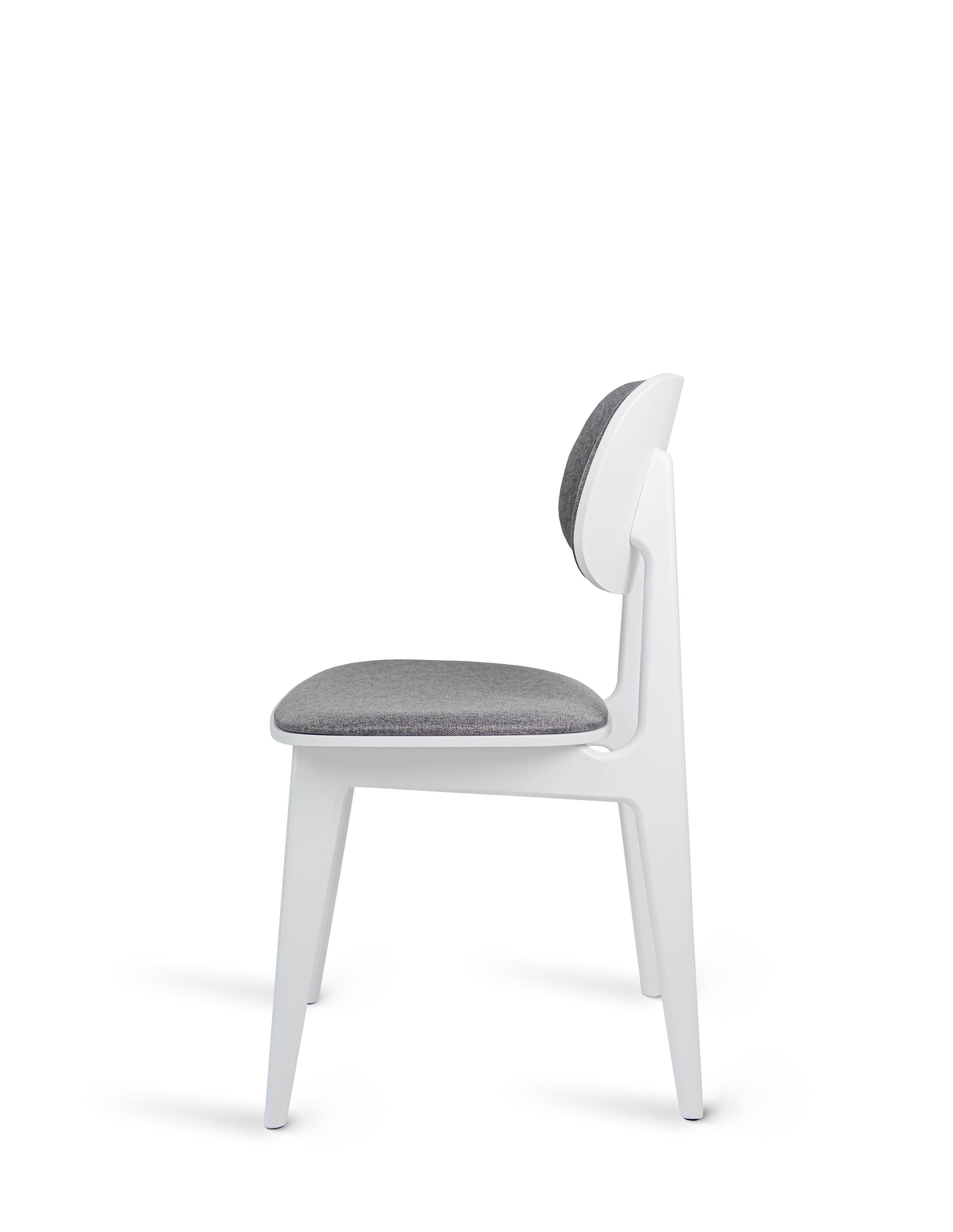 Стілець для кухні та вітальні Колібрі Лула софт 450х840х530 мм Білий/Мальмо (GAА0055531) - фото 2 Стілець для кухні та вітальні Колібрі Лула софт 450х840х530 мм Білий/Мальмо (GAА0055531) - фото 2