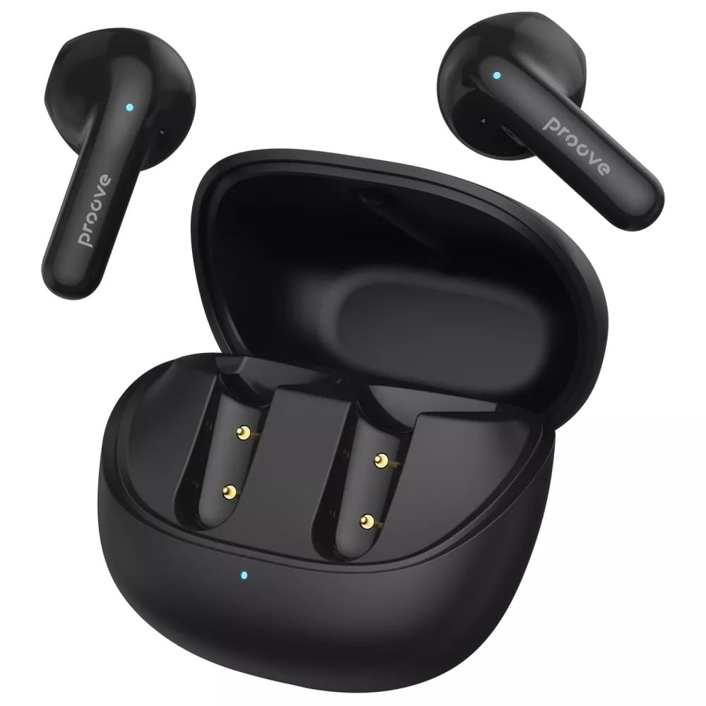 Навушники бездротові Proove Logic TWS Bluetooth 5.4 з кейсом 300 mAh Чорний (27316530) - фото 4