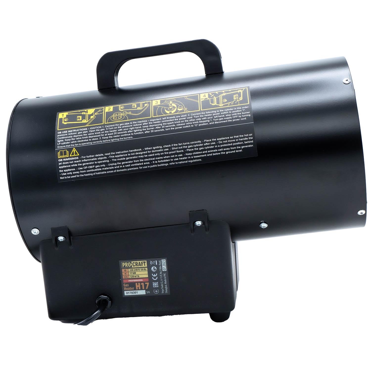 Газовая тепловая пушка Procraft H17 (29013356) - фото 3