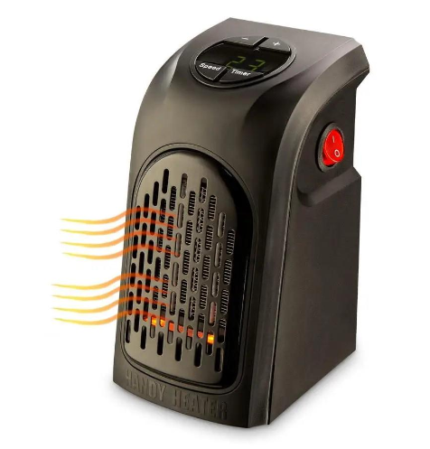 Тепловентилятор комнатный Handy heater с пультом управления 400 Вт Черный (21725011) - фото 2