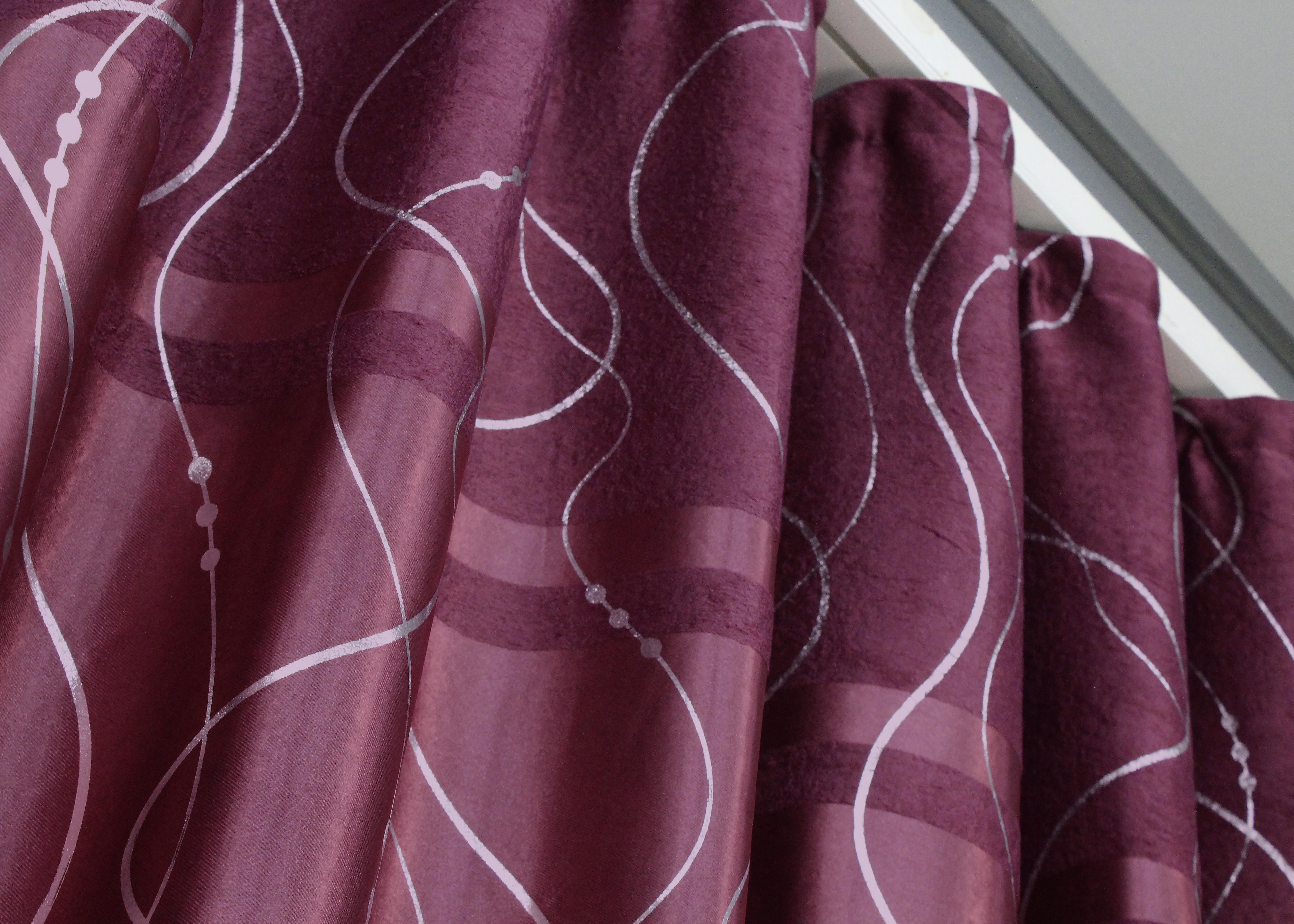 Комплект готовых штор VR-Textil Софт Лиана №459ш 150х270 см 2 шт. Малиновый (30-199) - фото 9 Комплект готовых штор VR-Textil Софт Лиана №459ш 150х270 см 2 шт. Малиновый (30-199) - фото 9