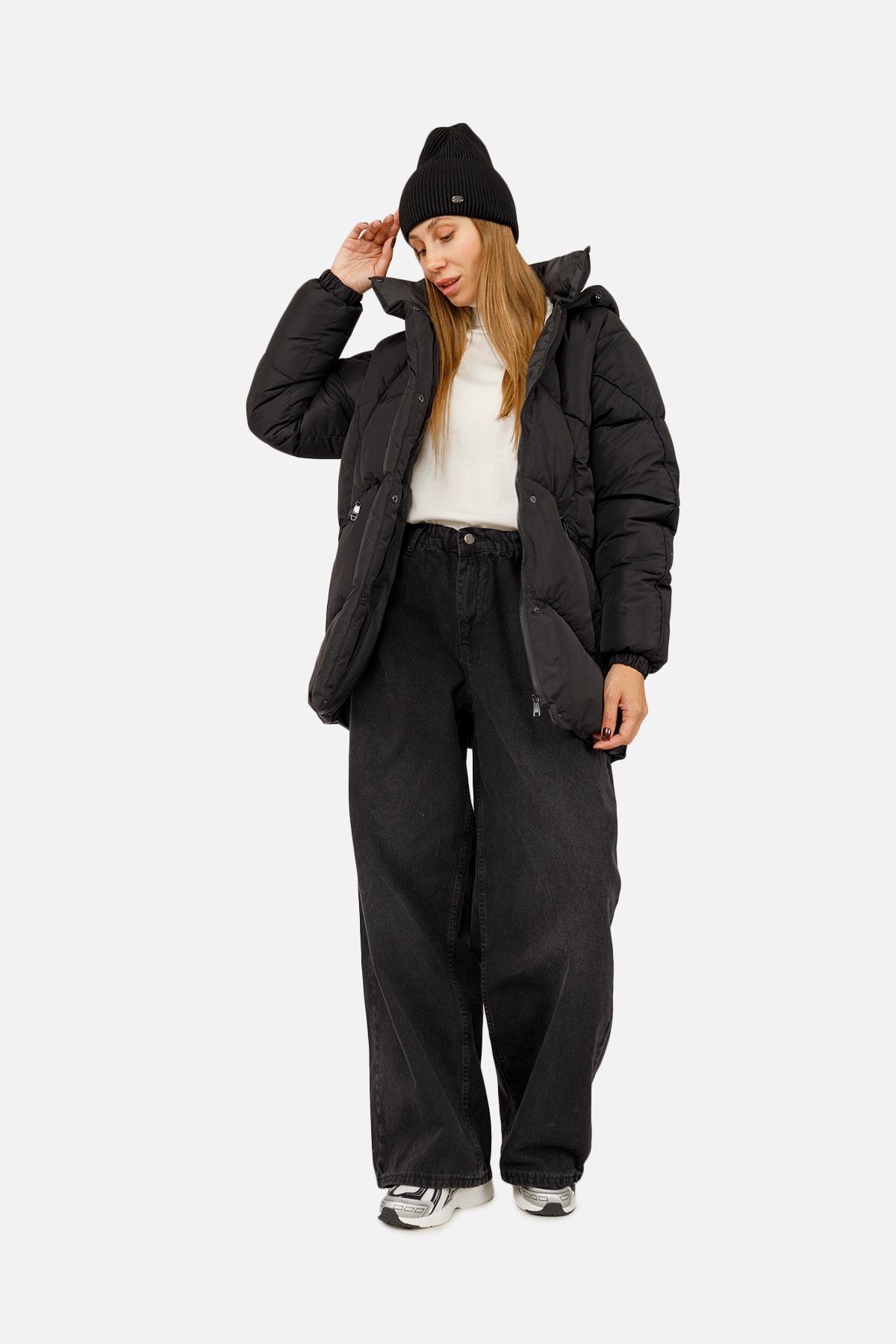 Куртка женская ЦБ-00259687 р. 48 Черный (28422051) Куртка женская ЦБ-00259687 р. 48 Черный (28422051)