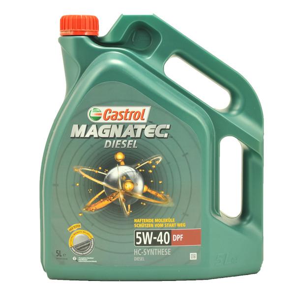 Мастило моторне Castrol Magnatec Diesel DPF 5W-40 5 л (510)