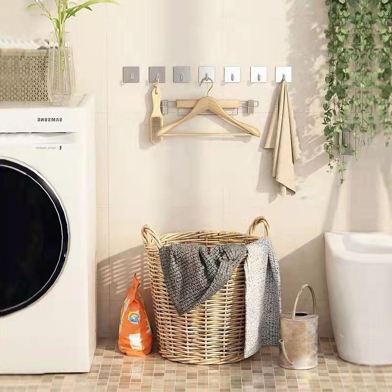 Гачок самоклеючий для ванної кімнати 5х5 см Сріблястий (29419) - фото 8 Гачок самоклеючий для ванної кімнати 5х5 см Сріблястий (29419) - фото 8