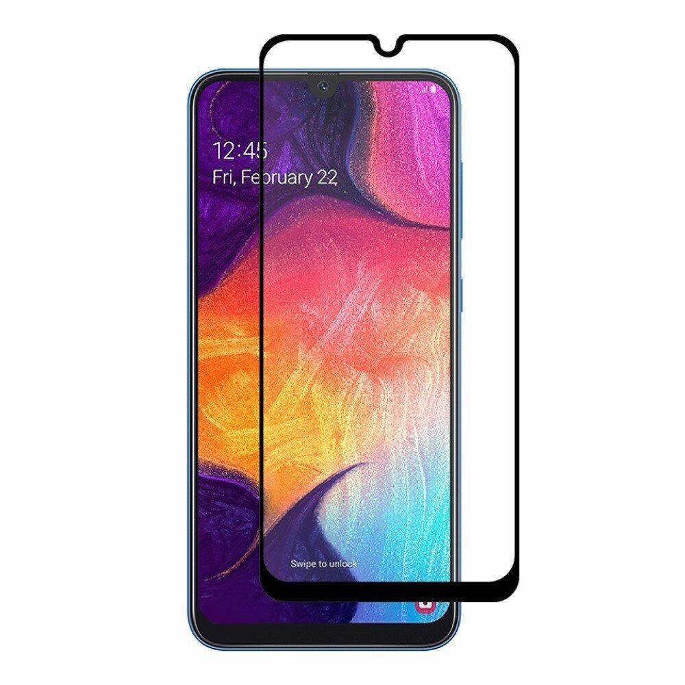 Защитное стекло Glass 5D для Samsung A40 Black (1907)