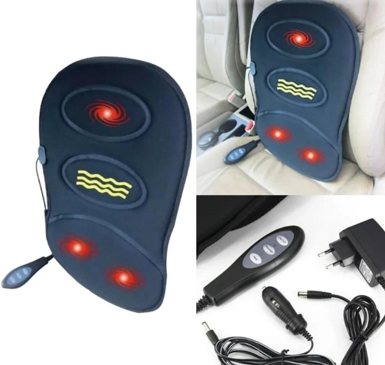 Массажная накидка для автомобиля с прогревом Robotic Cushion Massage HL-802 3 режима (18250372) - фото 2