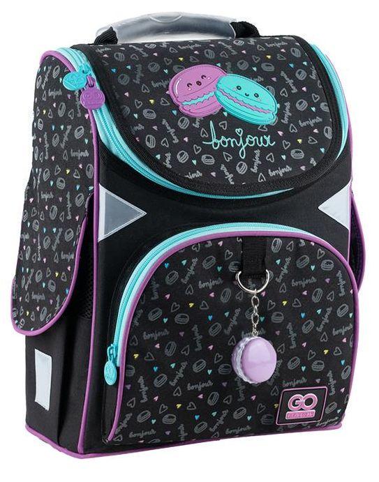 Рюкзак школьный для девочки младших классов GoPack Education GO24-5001S-3 Lovely Macarons каркасный (2296749467)