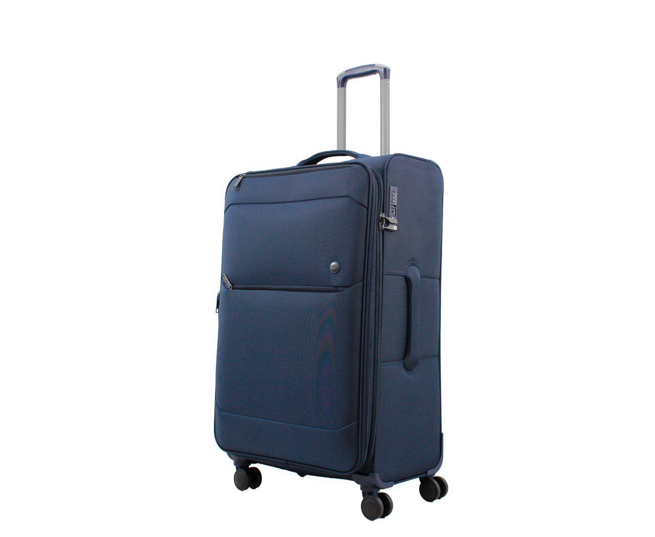 Чемодан большой Airtex ткань L 80х46х29 + 5 см 96 л 3,8 кг Синий (839)