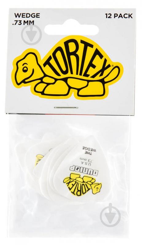 Медиаторы Dunlop 424P.73 Tortex Wedge Player's Pack 0.73 mm (12 шт.)