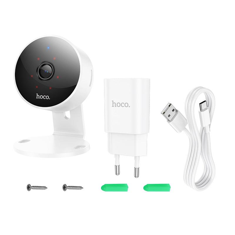 IP-камера видеонаблюдения Hoco D7 Indoor HD camera EU (6942007643580) - фото 7 IP-камера видеонаблюдения Hoco D7 Indoor HD camera EU (6942007643580) - фото 7