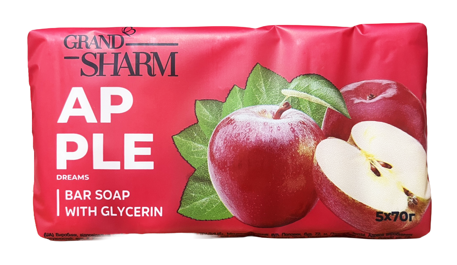 Мыло туалетное Grand Sharm Яблоневые мечты 5 шт. 70 г (133030)