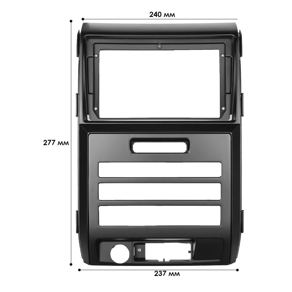 Перехідна рамка 9" Lesko Ford F-150 2009-2014 Manual AC (6796) - фото 4