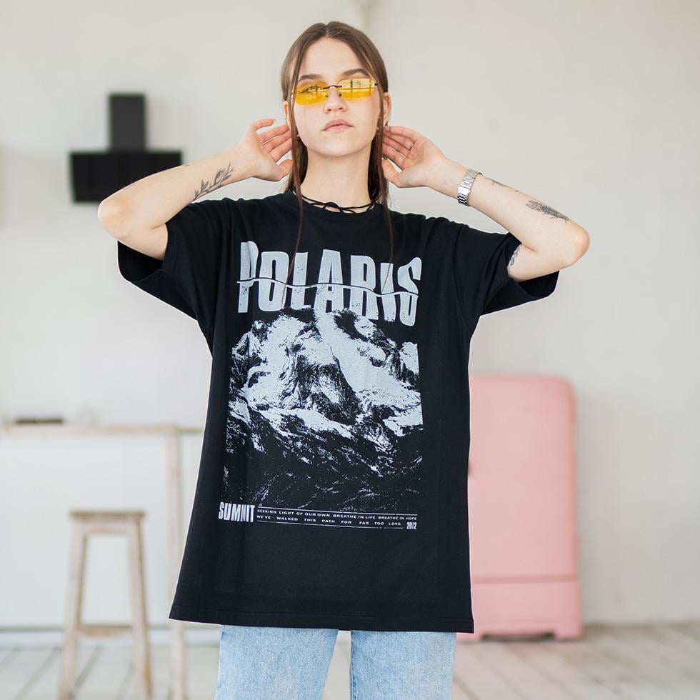 Футболка унисекс Polaris Summit XL Черный (0000012701) Футболка унисекс Polaris Summit XL Черный (0000012701)