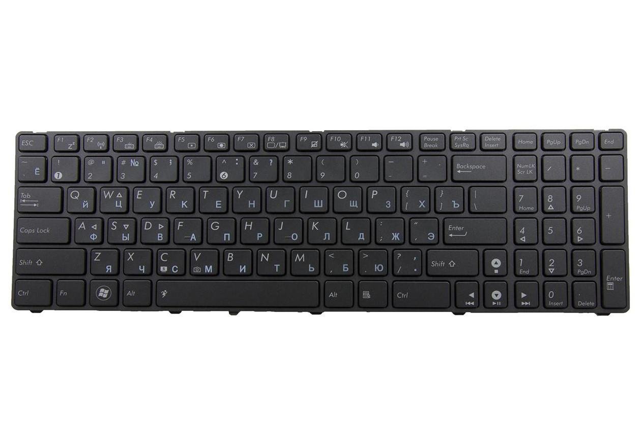 Клавиатура для ноутбука Asus A53 A53Sk с подсветкой клавиш матовая (04GNV32KRU00)