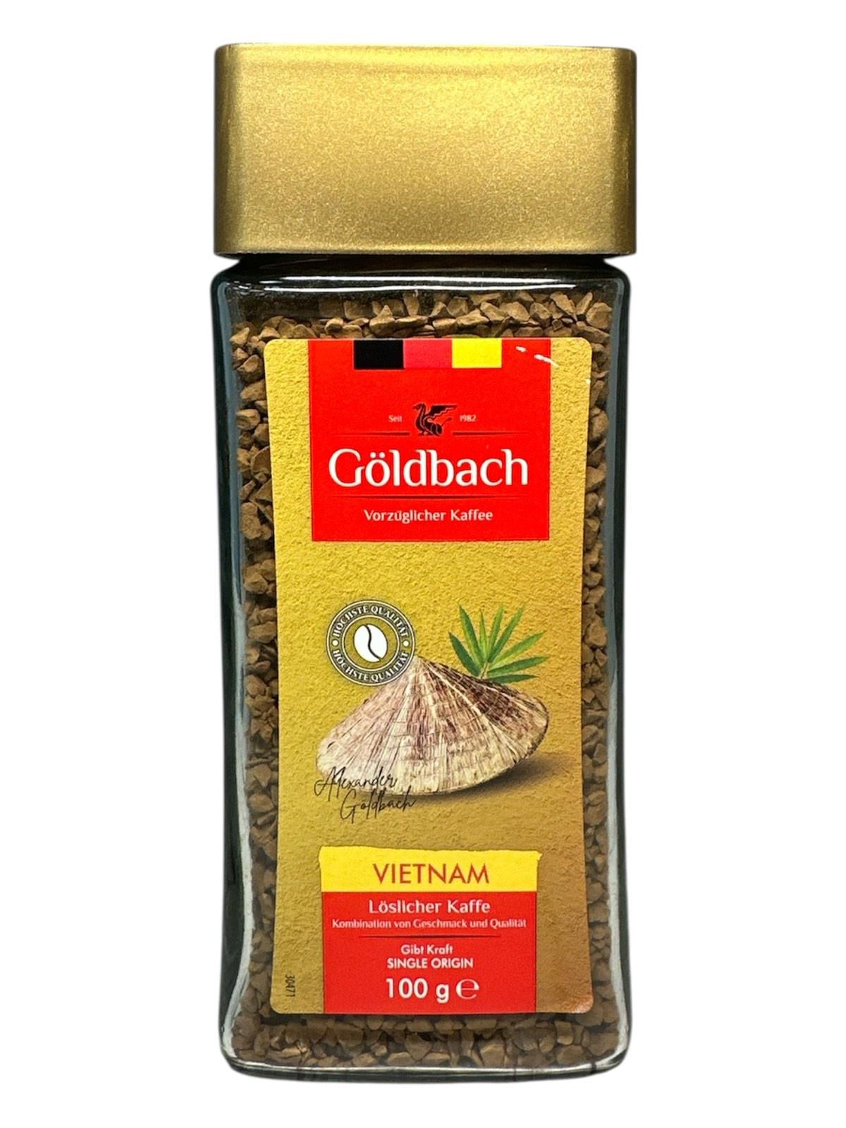 Кофе Goldbach Vietnam растворимый в стеклянной банке 100 г (61018) Кофе Goldbach Vietnam растворимый в стеклянной банке 100 г (61018)