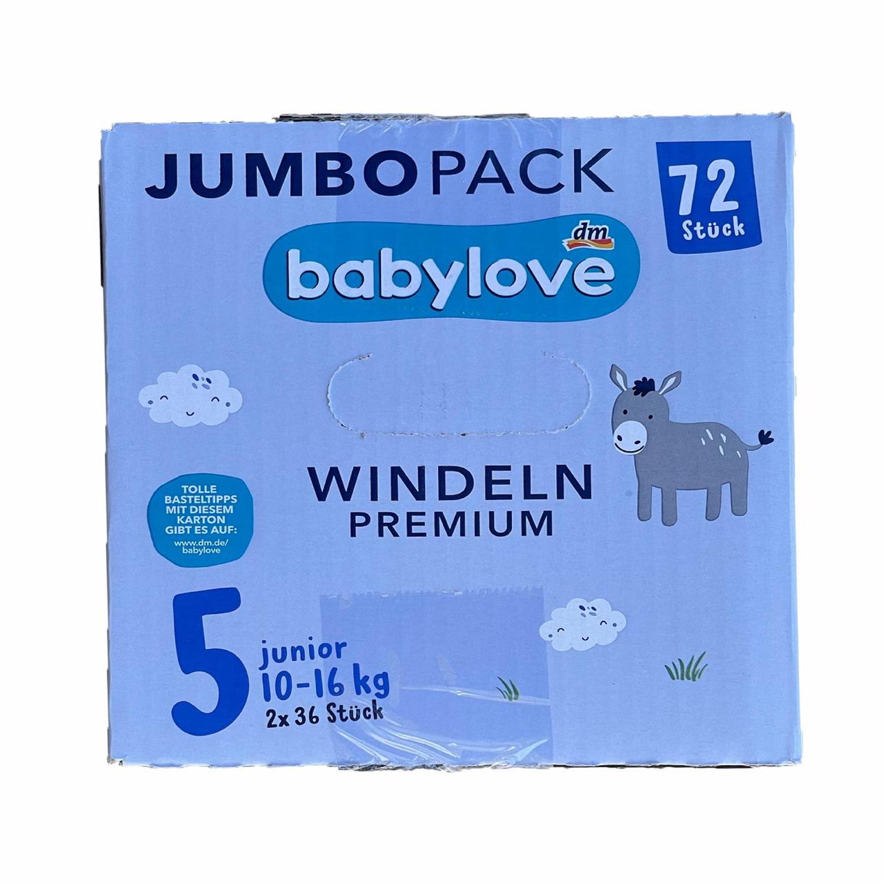 Підгузники Babylove Premium Jumbo Pack 5 Junior 10-16 кг 72 шт. - фото 3