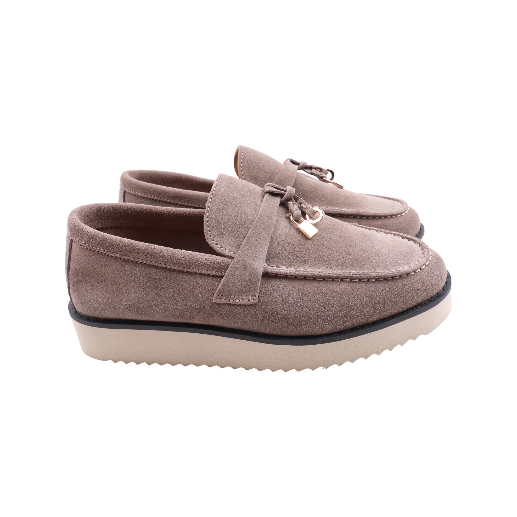 Туфли женские Gifanni из замши р. 38 Визон (191-23DTC)