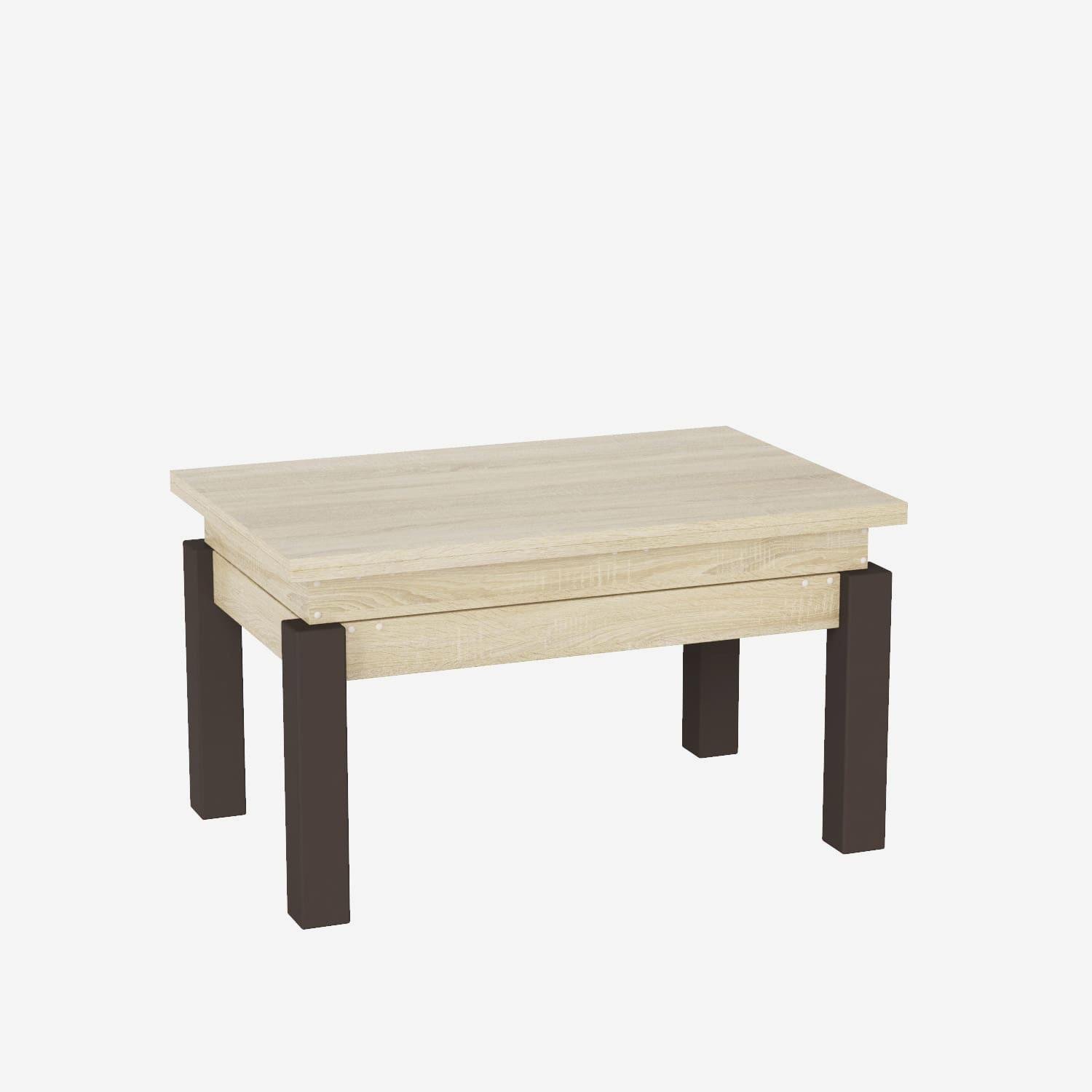 Журнальный стол-трансформер B-Fly 900x550x600 мм Дуб Сонома (GATB09131300230) - фото 1 Журнальный стол-трансформер B-Fly 900x550x600 мм Дуб Сонома (GATB09131300230) - фото 1