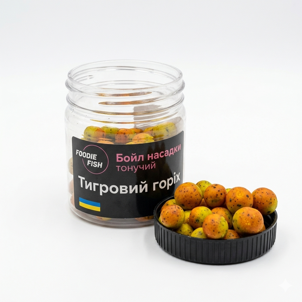 Бойлы насадочные Foodie Fish 10-12 мм 50 г Тигровый орех (2267265456)