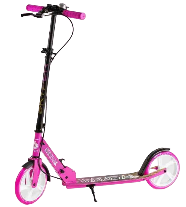 Самокат двухколесный для девочки Skyper NL-16035 колеса PU 200 мм