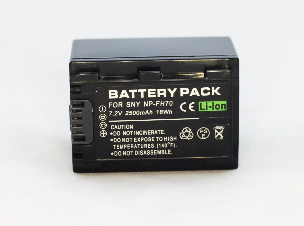 Аккумулятор NP-FH70 для камер Sony с NP-FH30 NP-FH40 NP-FH50 NP-FH60 аналог на 2500 ма