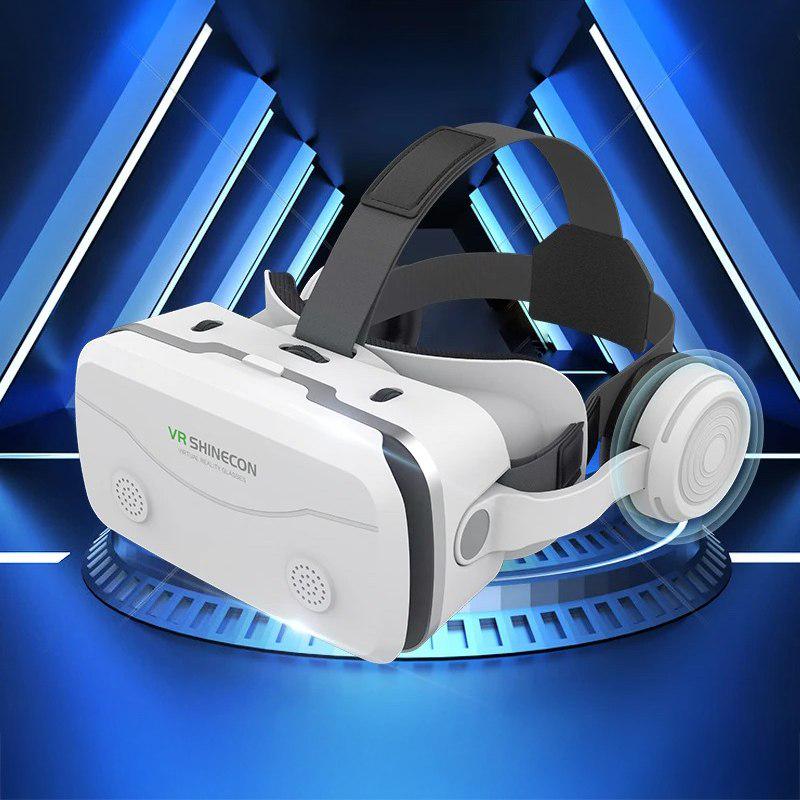 Очки виртуальной реальности VR SHINECON SC-G15E с наушниками White - фото 2