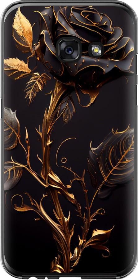 Чехол на Samsung Galaxy A3 (2017) Роза 3 (5552t-443-42517)