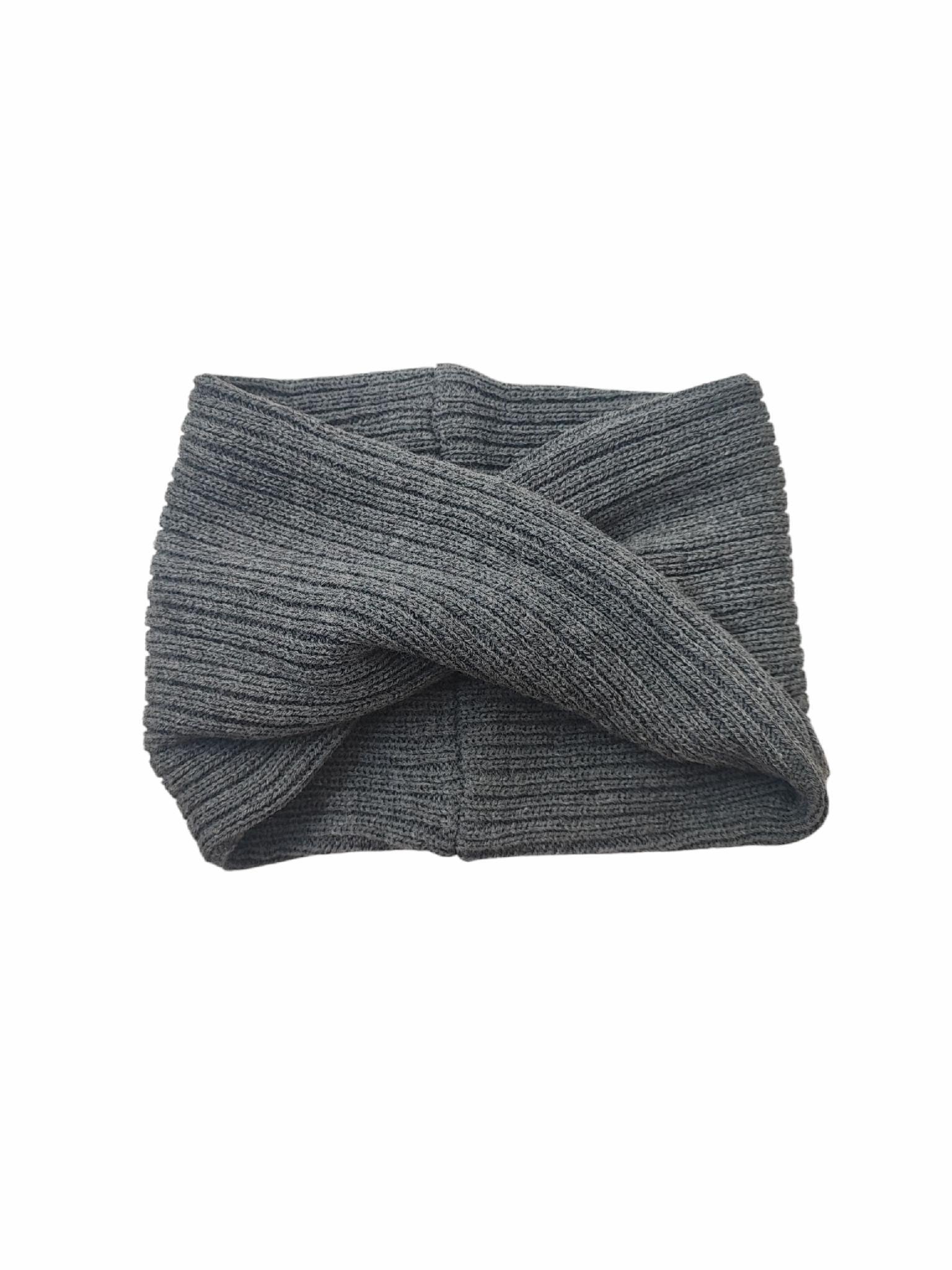 Шарф-снуд дитячий в'язаний для хлопчика OVS One Size Темно-сірий (0762)