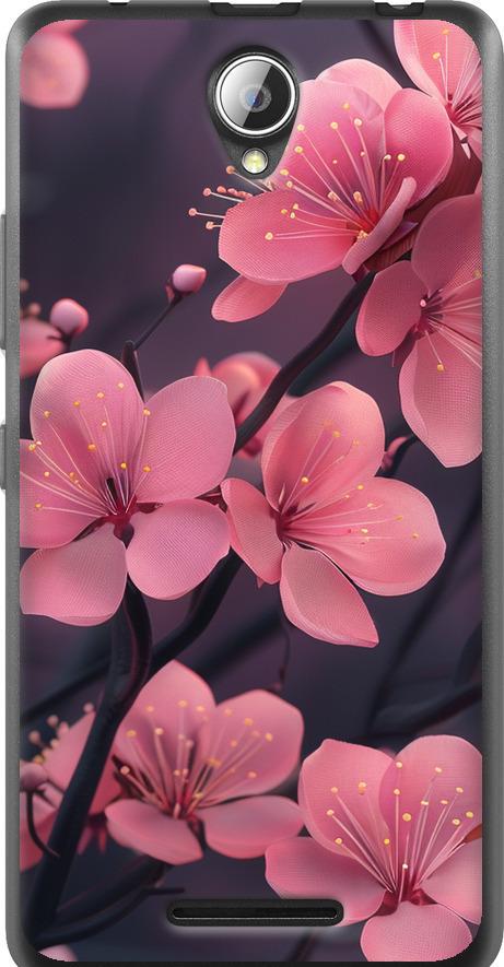 Чехол на Lenovo A5000 Пурпурная сакура (6075u-119-42517)