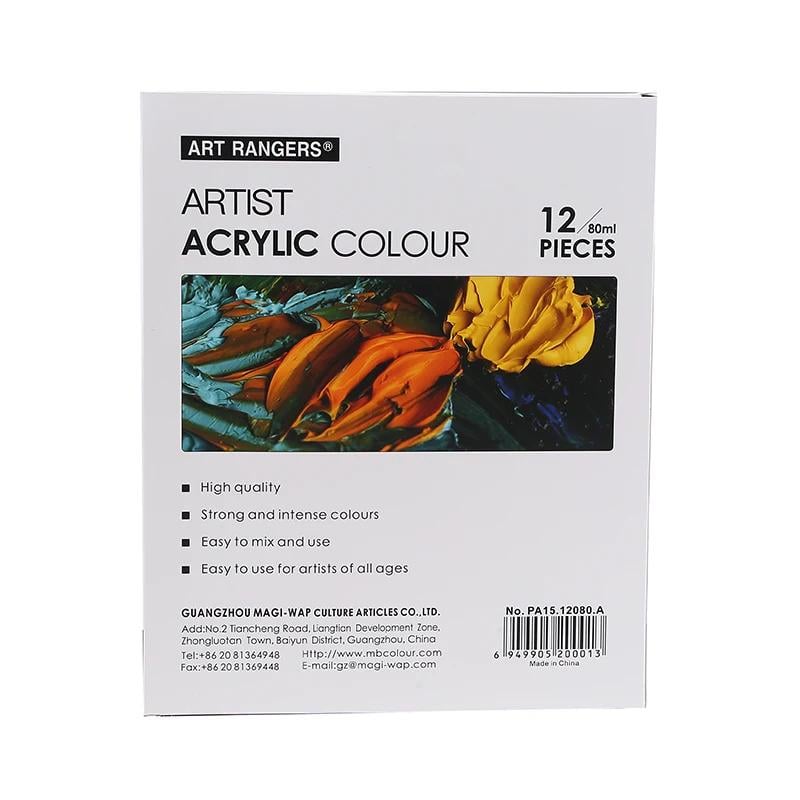 Набор профессиональных художественных акриловых красок ART RANGERs MAX 12 цветов 80 мл (PA15.12080.A) - фото 5 Набор профессиональных художественных акриловых красок ART RANGERs MAX 12 цветов 80 мл (PA15.12080.A) - фото 5