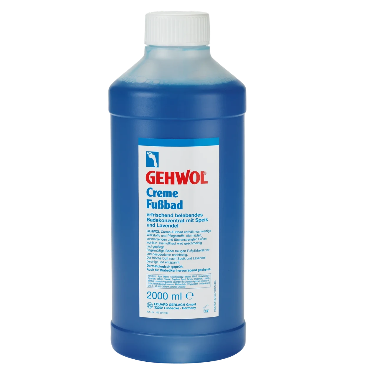 Крем-ванна для ног Gehwol Creme Fussbad Лаванда 2000 мл Крем-ванна для ног Gehwol Creme Fussbad Лаванда 2000 мл