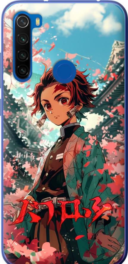 Чехол на Xiaomi Redmi Note 8T Tanjiro Kamado (6132u-1818-42517)