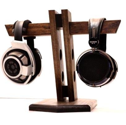 Стойка для наушников из дерева Эванс Мокко (НУП-001410)