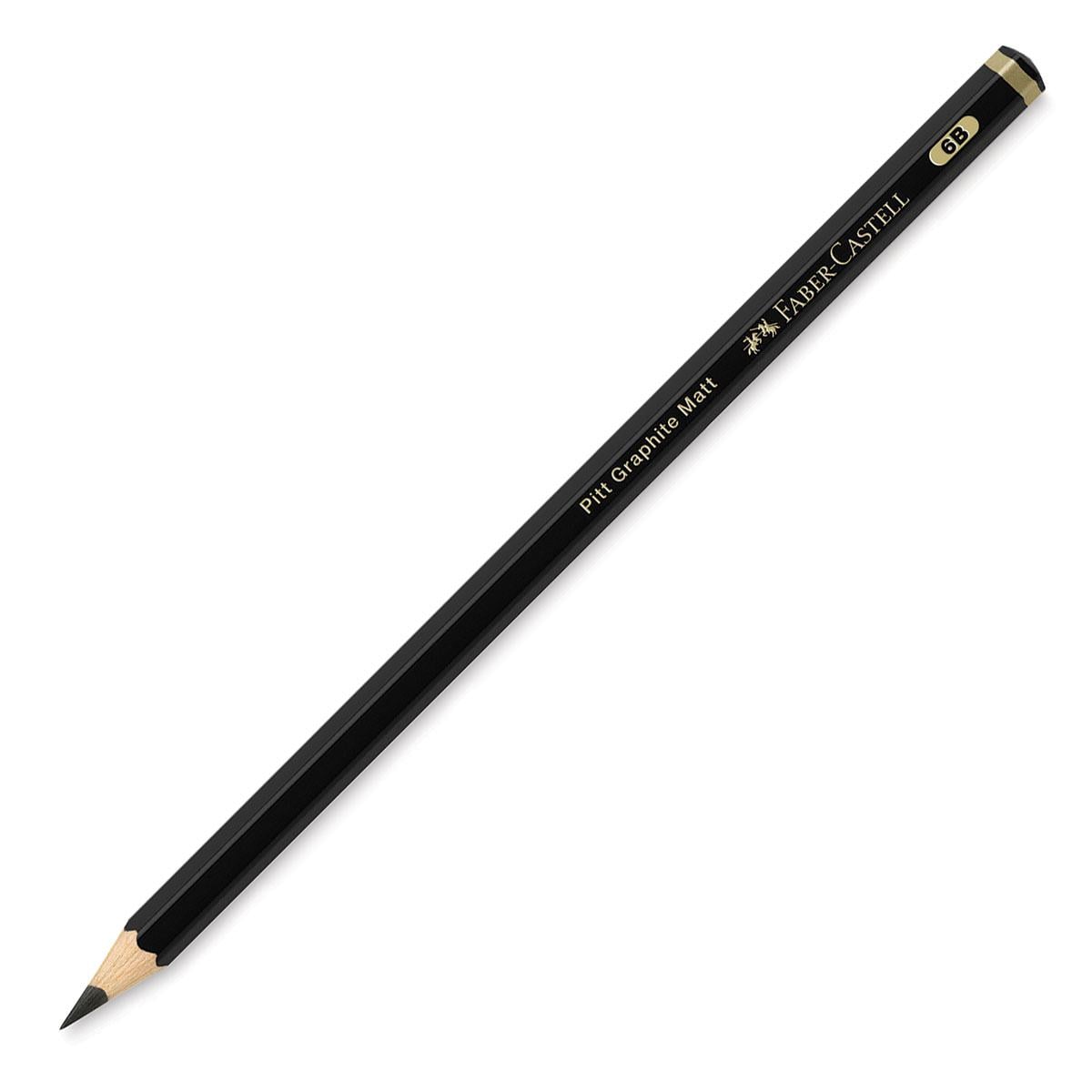 Карандаш чернографитный Faber-Castell PITT 6B Matt Graphite (115206)