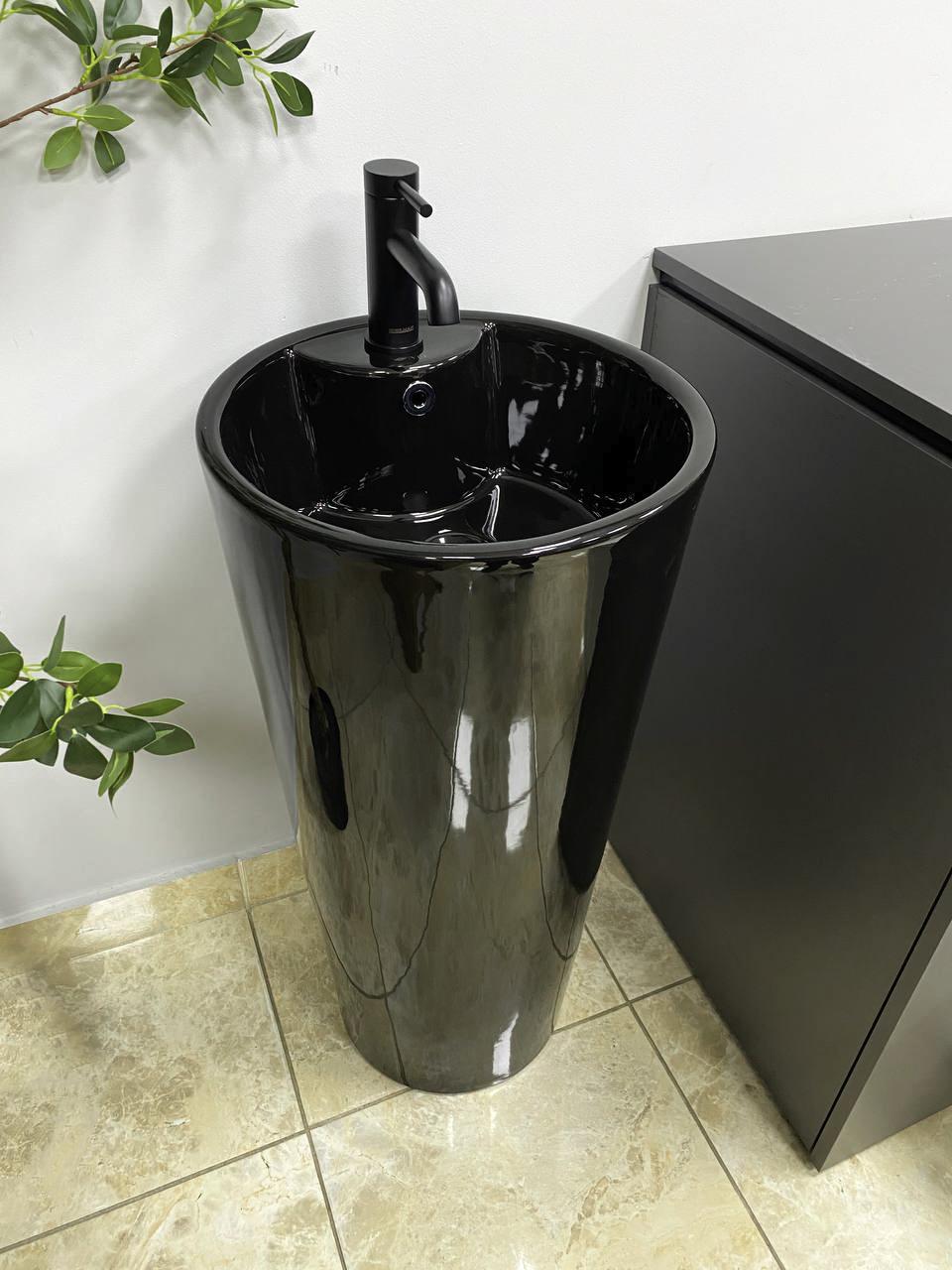 Умивальник VBI BOLONIA GLOSSY напольний Black (VBI-019018)