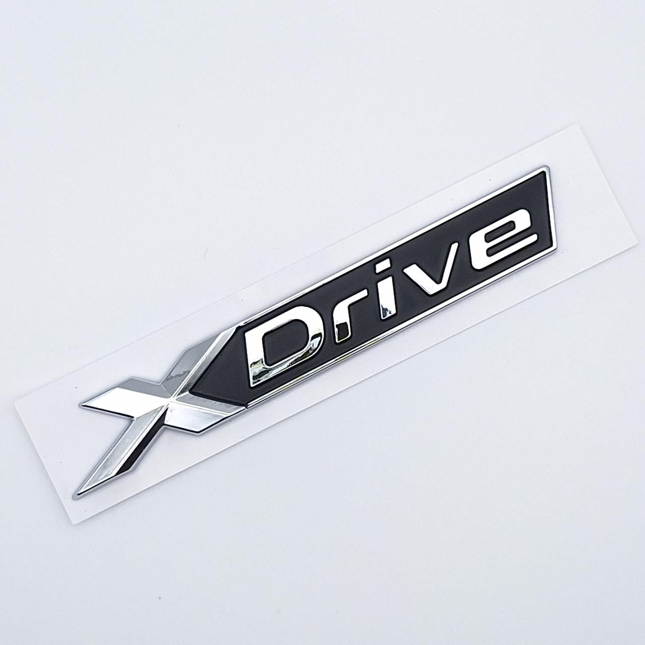Эмблема XDrive BMW 10,5х1,5см Хром глянцевый (2032362475)