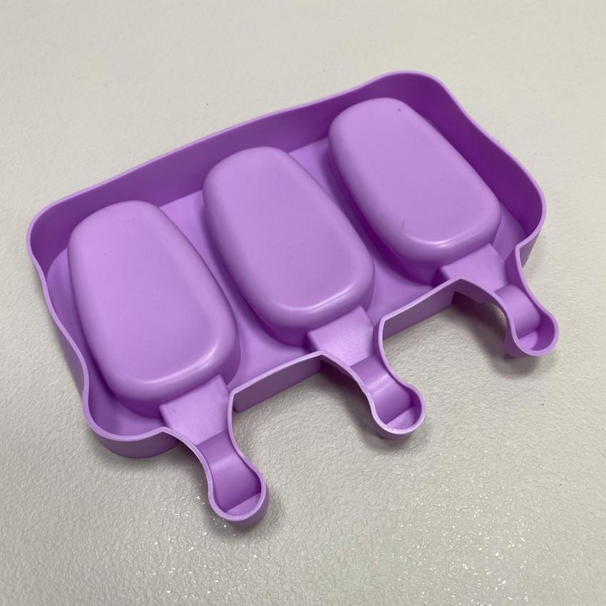 Форма для мороженого A-PLUS 1985 силиконовая 19x13,5x2,5 см Фиолетовый (2212050732) - фото 2