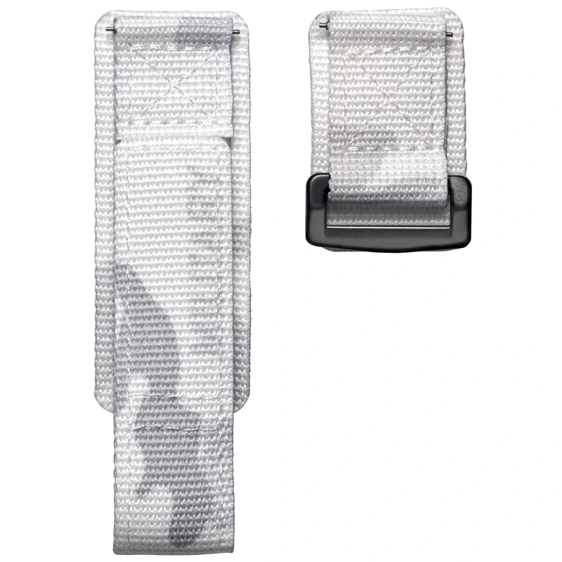 Ремінець для годинника Hemsut HS131 Military nylon Velcro Camo 22 мм White (4145)