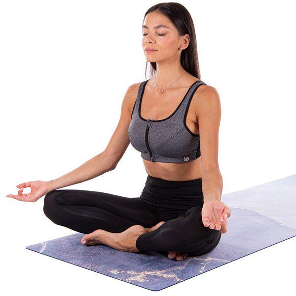 Коврик для йоги FI-3391-6 Синий (56508054) - фото 9 Коврик для йоги FI-3391-6 Синий (56508054) - фото 9