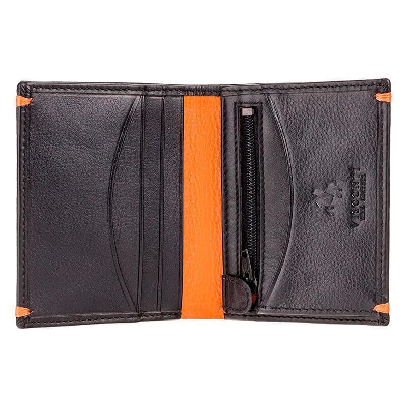Портмоне мужское Visconti Brig Black/Orange (AP61 BLK/ORG) - фото 2
