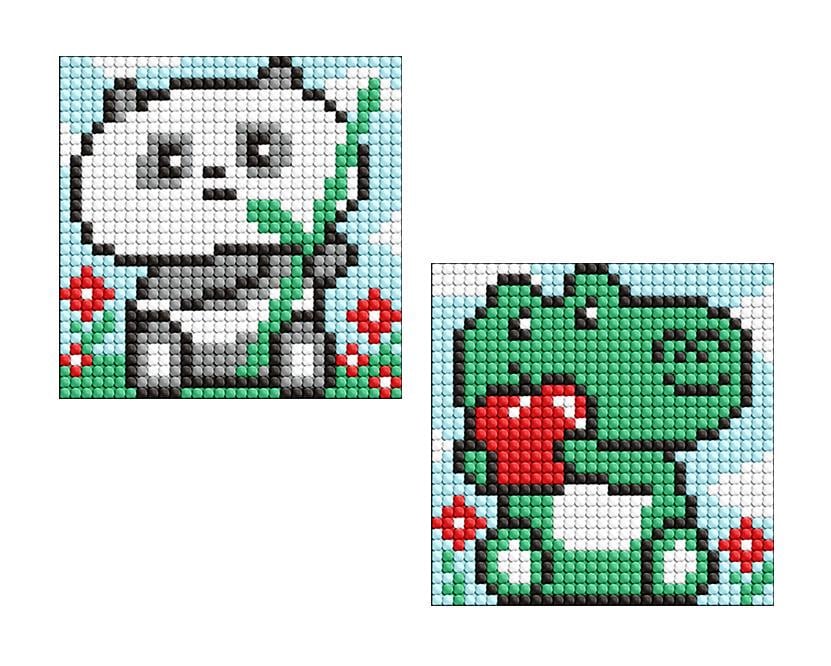 Дитяча мозаїка алмазна на магнітній основі Ideyka Дивні смаколики 9x9 см (AMS1069)