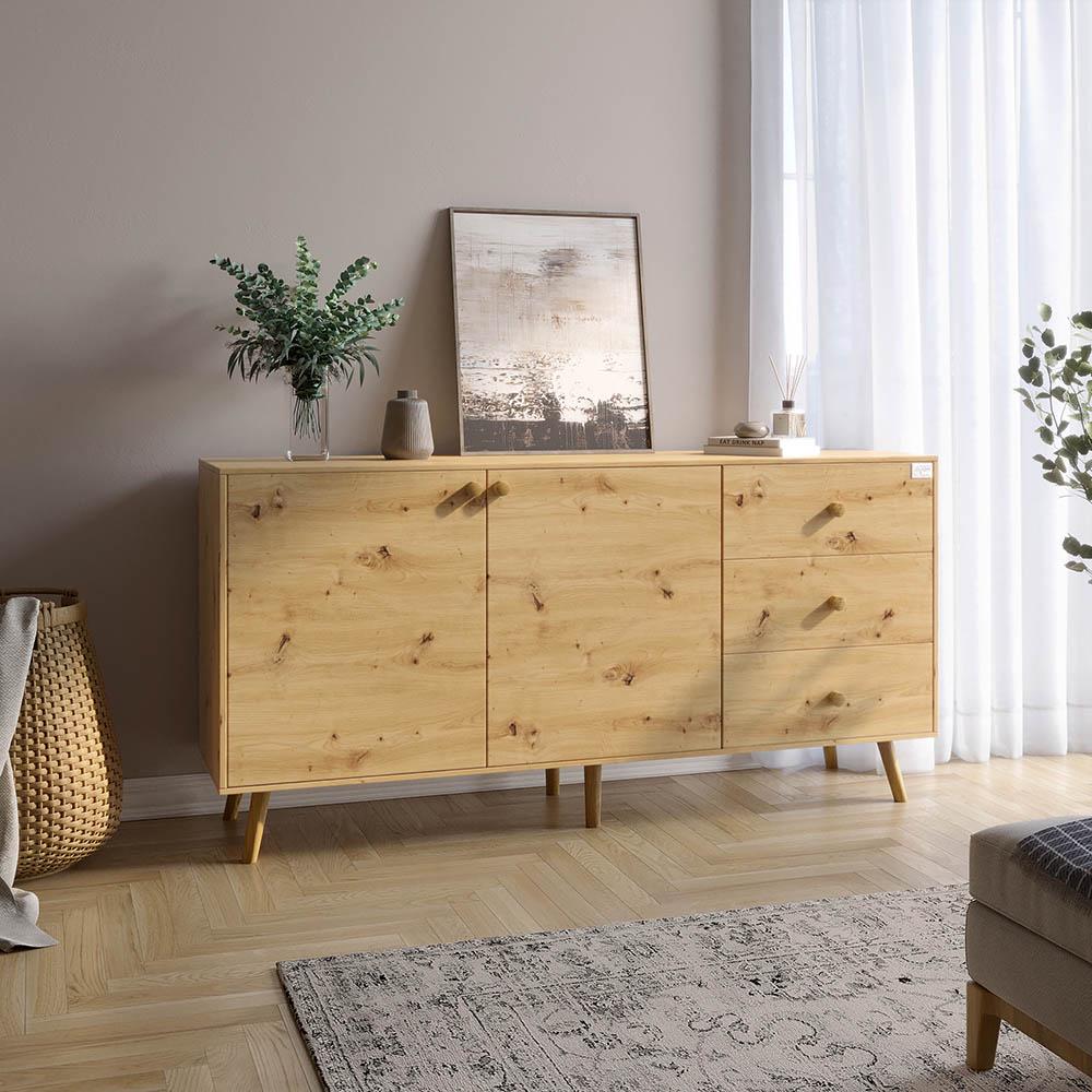 Комод Lion Хьюге-5 Дуб Артизан (000-000-1856)