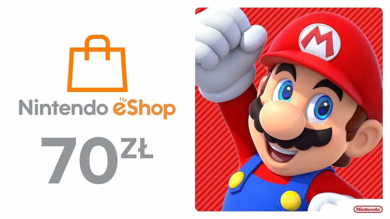 Карта оплаты Nintendo eShop Card 70 PLN регион Poland (63586995)