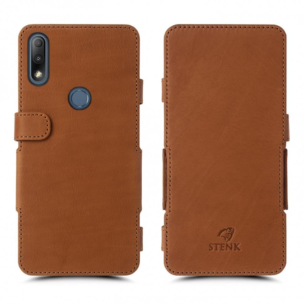Чехол книжка Stenk Prime для ASUS ZenFone Max Plus (M2) ZB634KL Camel (66823)