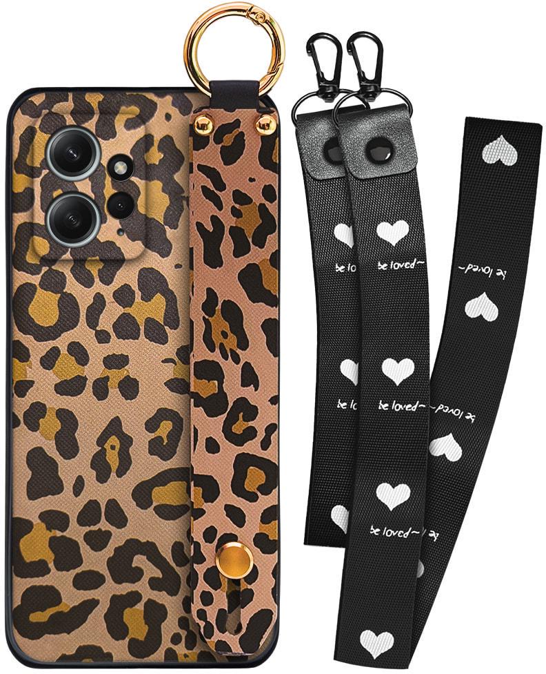 Чехол SHLab Xiaomi Redmi Note 12 4G Leopard + два ремешка с карабином (34357)