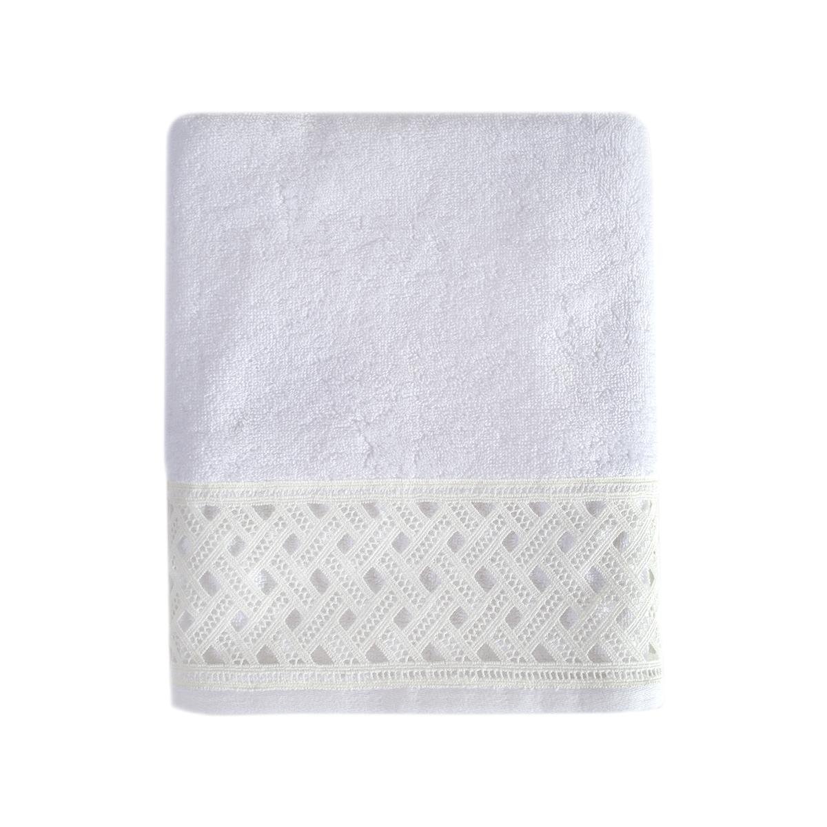 Рушник махровий Penelope Delfina beyaz 30х50 см Білий (28583346)