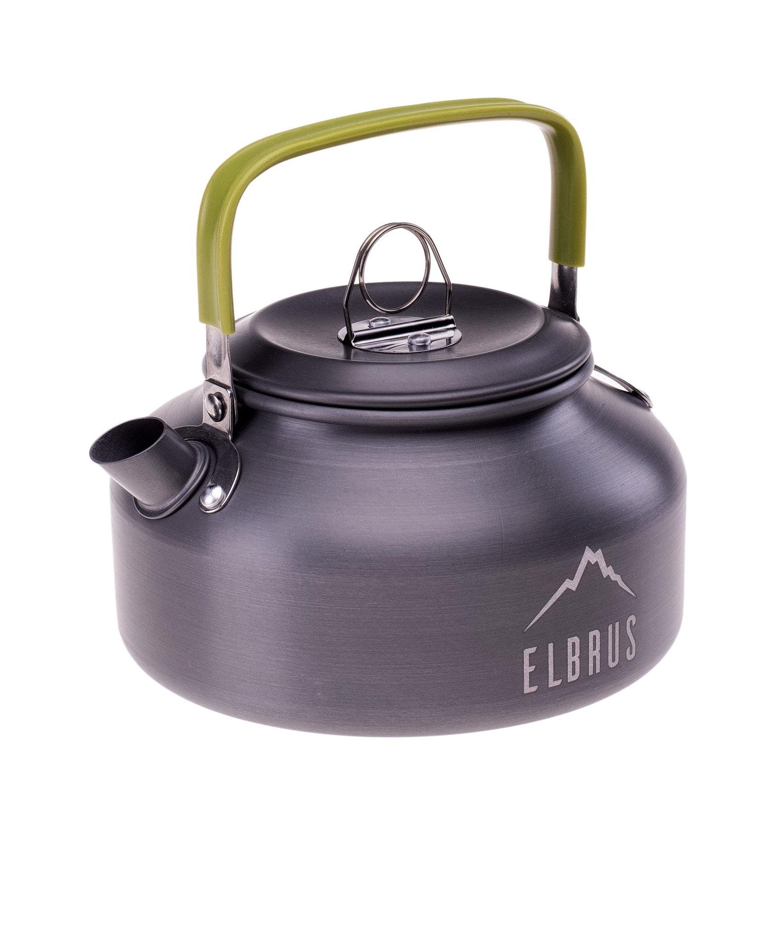 Туристический чайник Elbrus Hike Kettle 800 мл Matt Grey/Lime (DS08) - фото 1