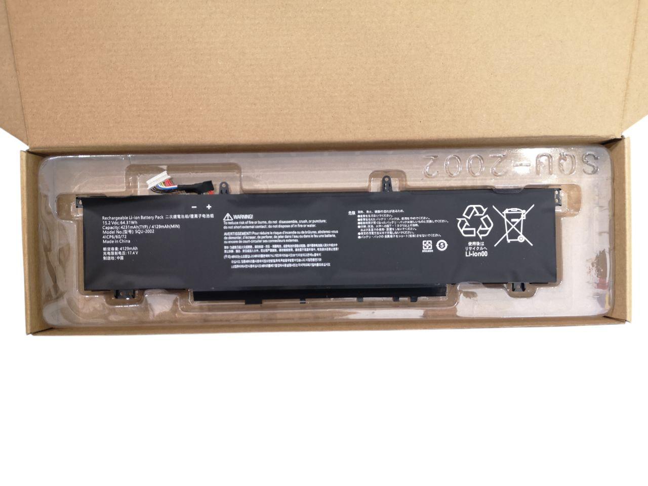Аккумулятор для Thunderobot Zero 2021/SQU-2002/916QA139H 4231 mAh 64,31Wh (000011910)
