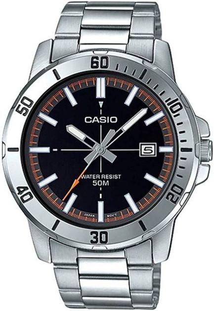 Наручные часы мужские Casio MTP-VD01D-1EVUDF d 45 мм Серебряный