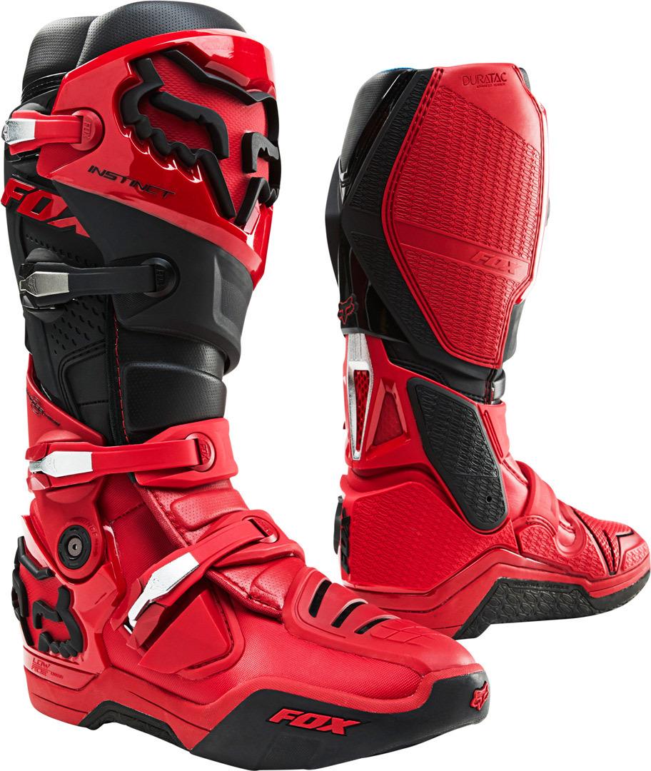 Мотоботы Fox Instinct Boot р. 44 Red/Black (15815)